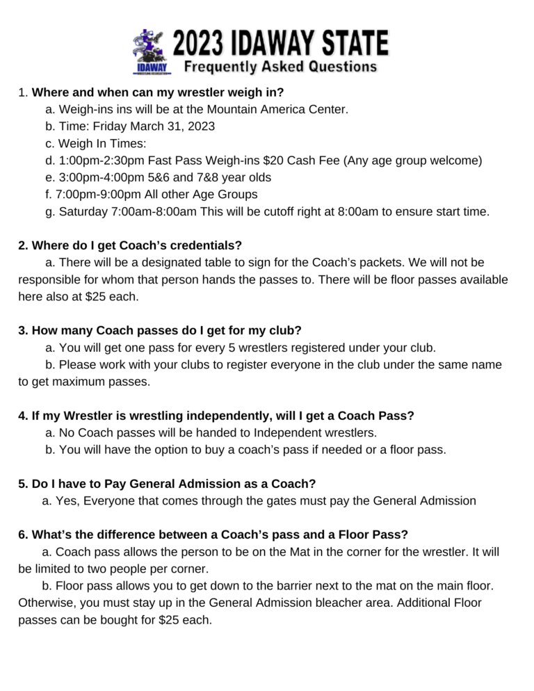 Idaway wrestling - Mountain America Center Idaway wrestling - Mountain America Center