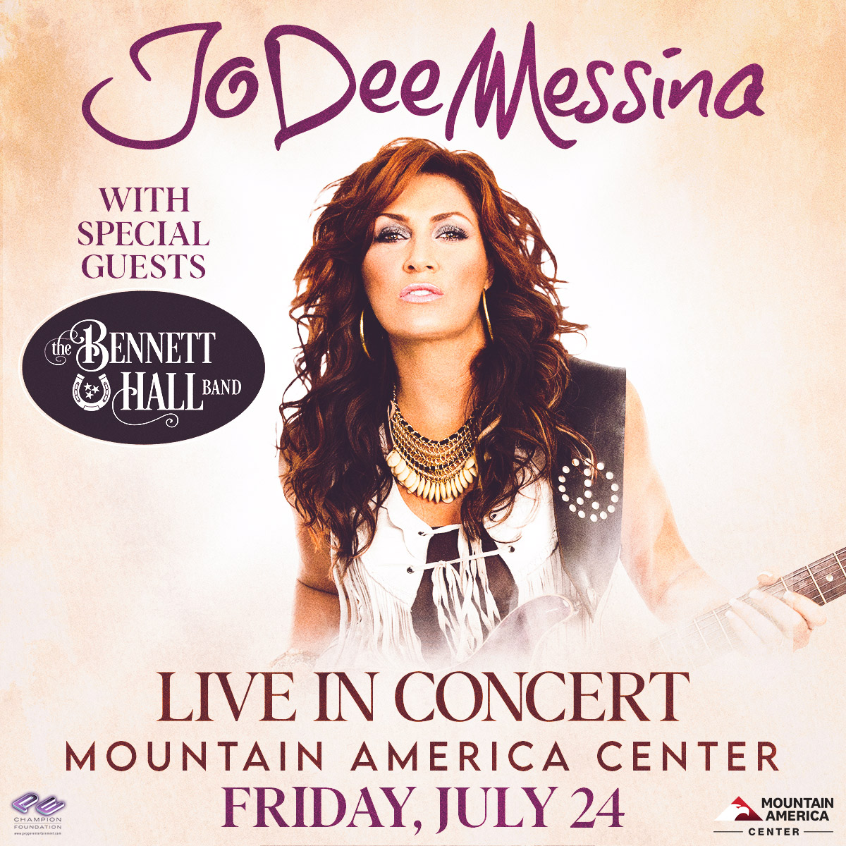 DAMARIS JOY JUBILEE TOUR '85メロハーAOR Jo Dee Messina - Mountain America Center